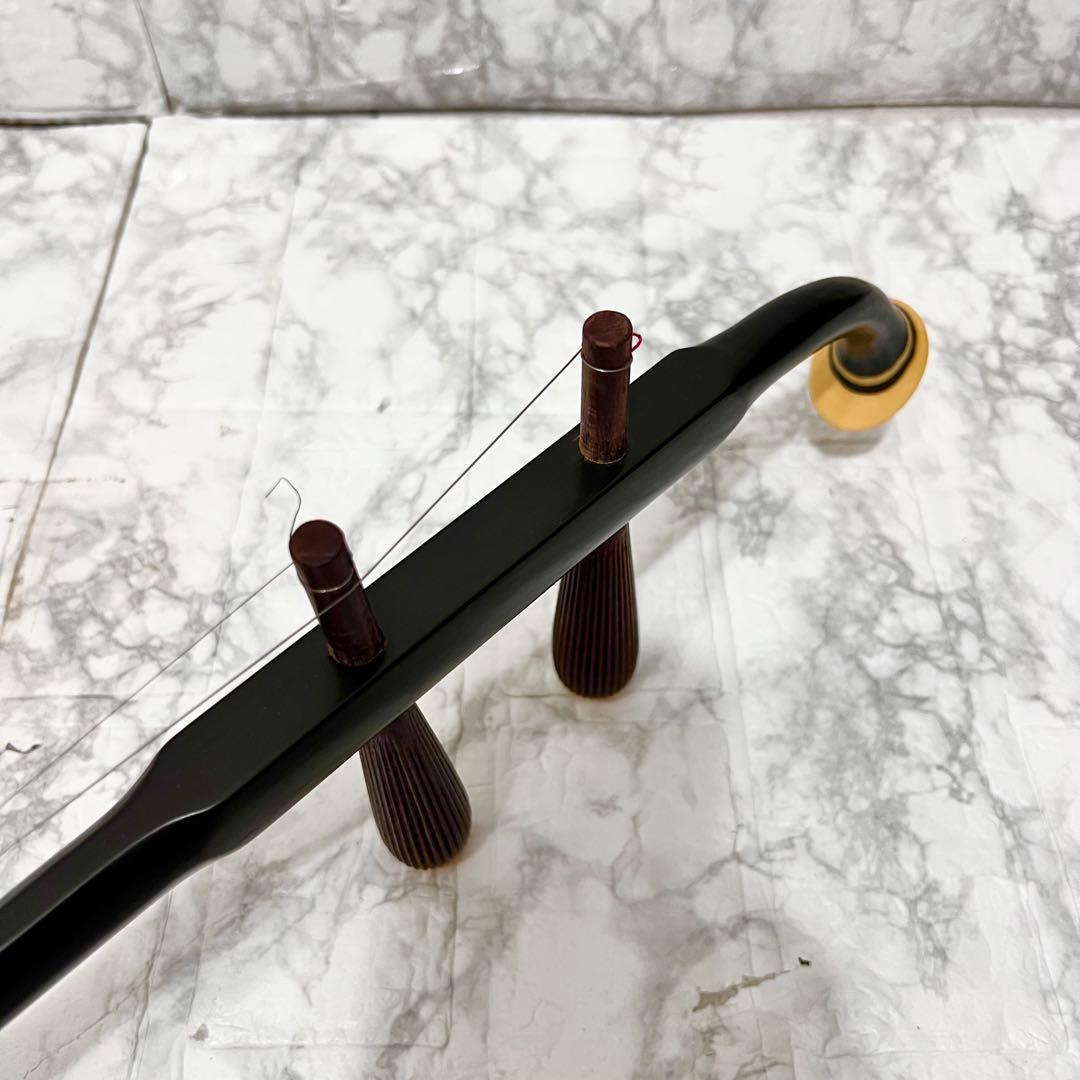 【良品】二胡 彩雲 ER-400 ケース付 入門用 中国楽器 弓・付属品一式