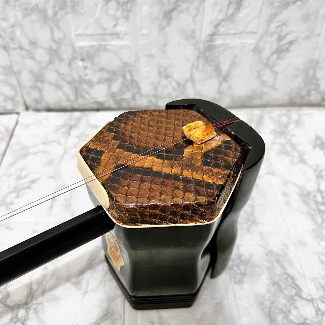 【良品】二胡 彩雲 ER-400 ケース付 入門用 中国楽器 弓・付属品一式