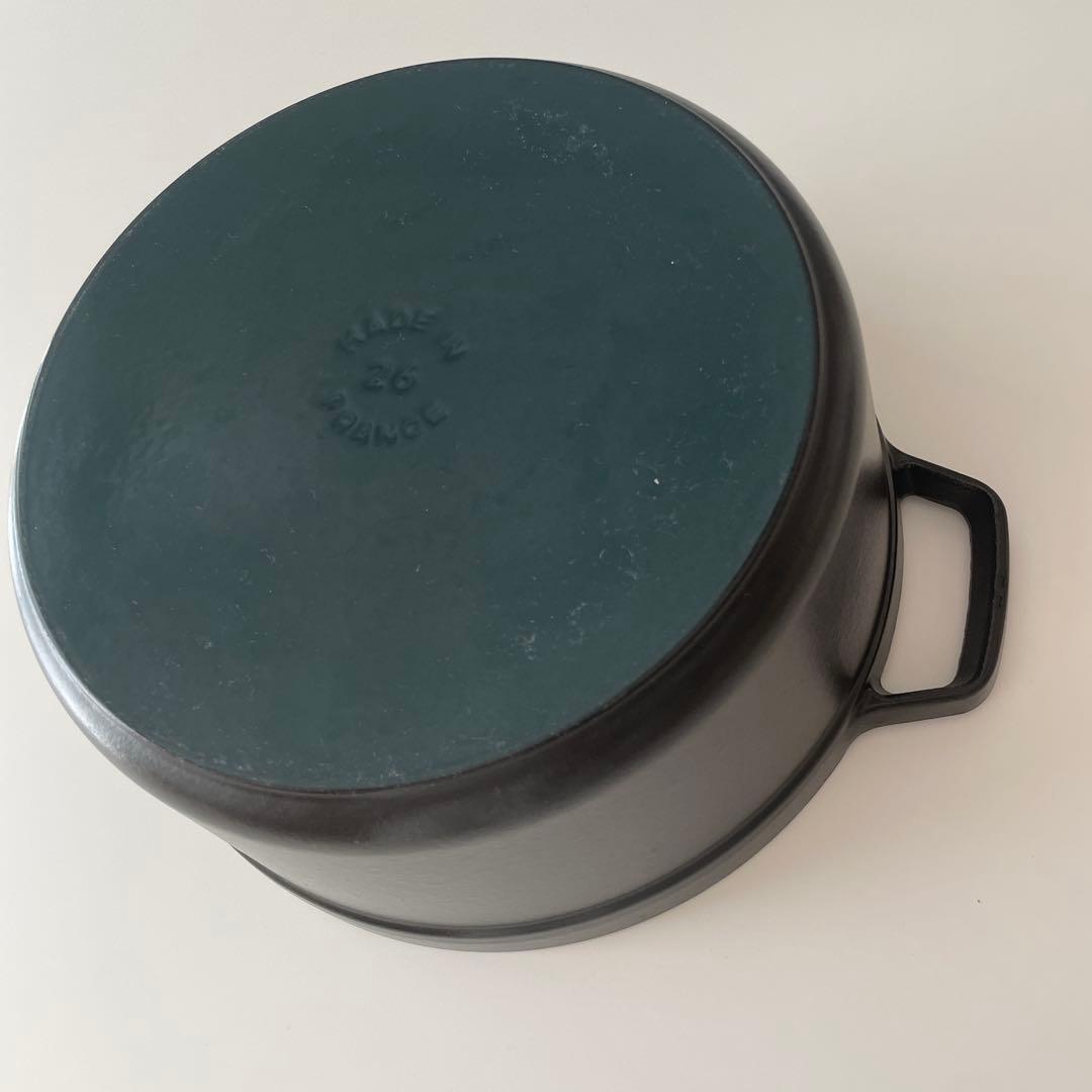 STAUB LA COCOTTEピコ ココット ラウンド ブラック 26cm