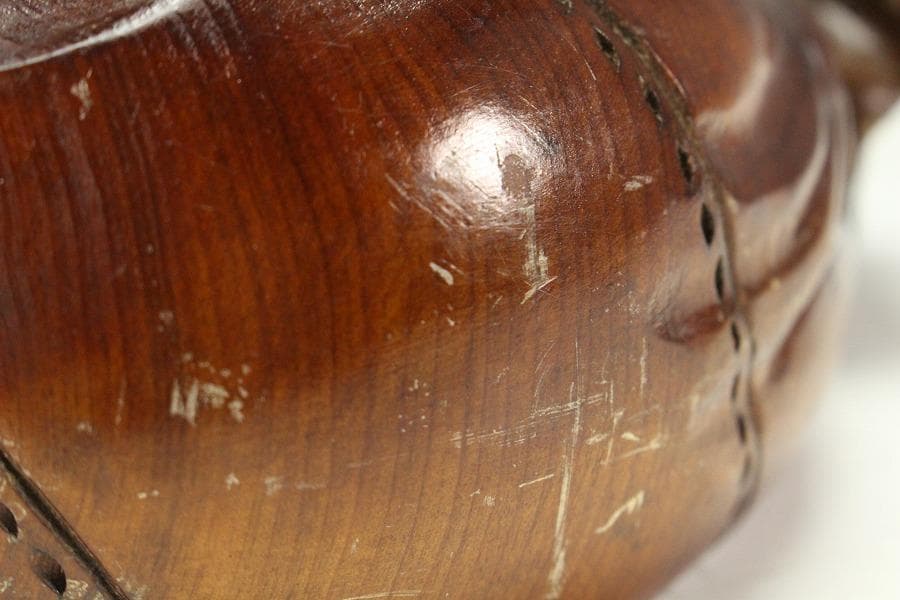 木彫 彫刻 布袋鼠 置物(K-LC854)