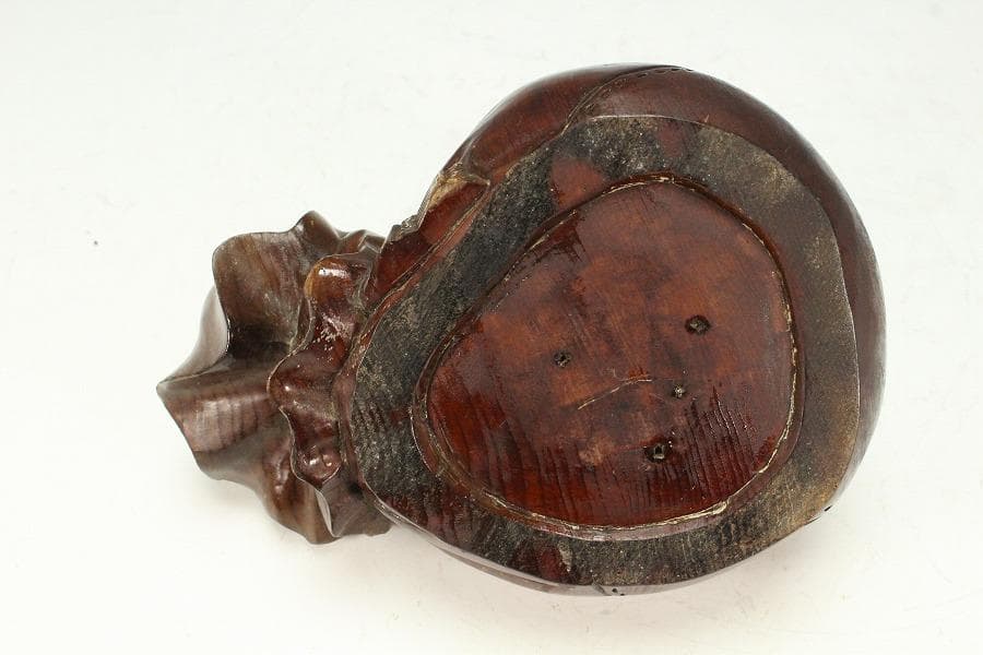 木彫 彫刻 布袋鼠 置物(K-LC854)