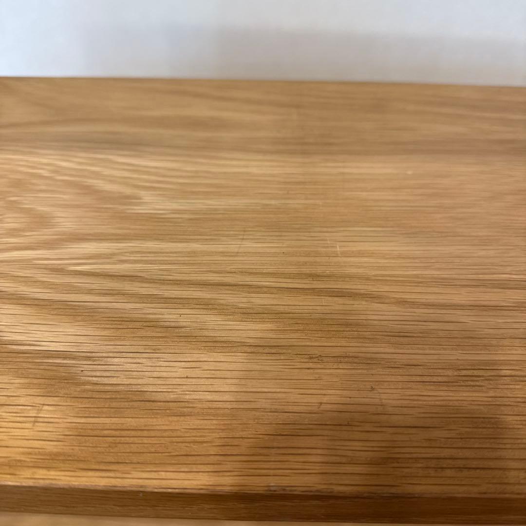 無印良品 スタッキングシェルフ ワイド ２段 オーク材　訳あり
