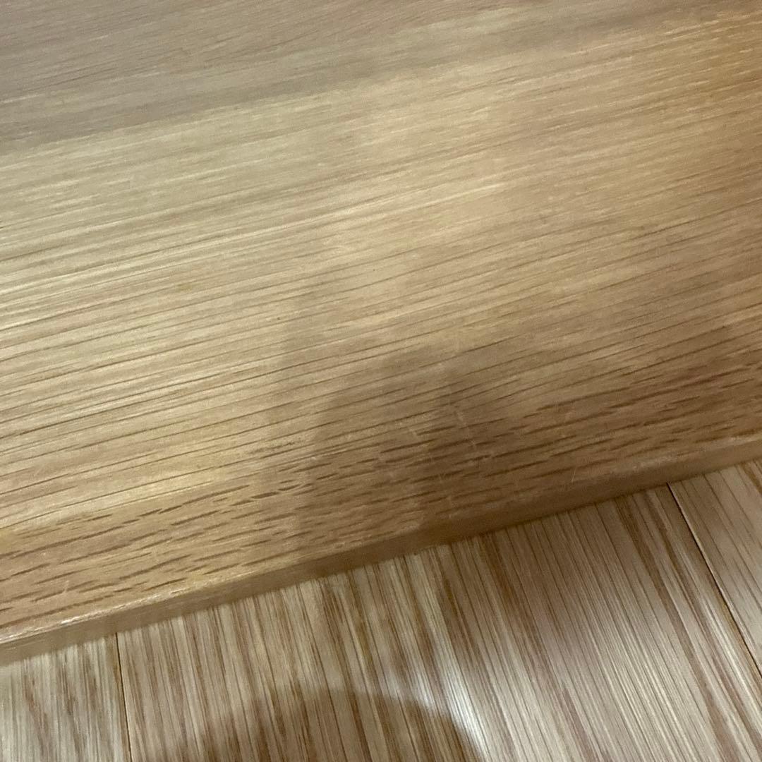 無印良品 スタッキングシェルフ ワイド ２段 オーク材　訳あり