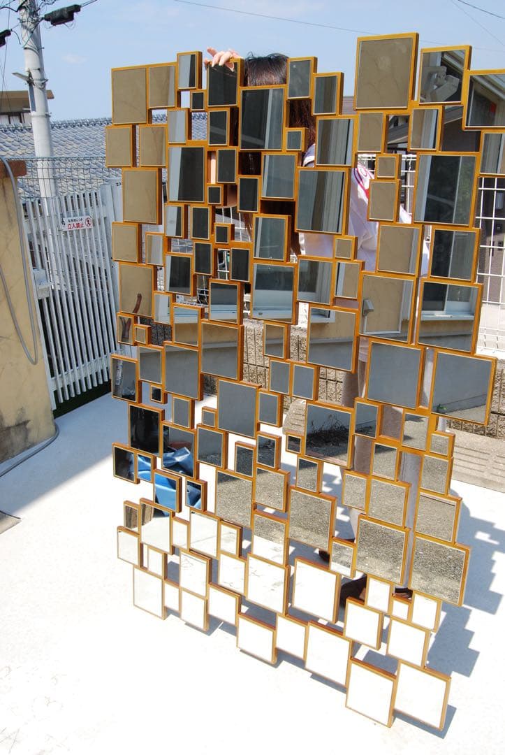 vintage スタンドミラー