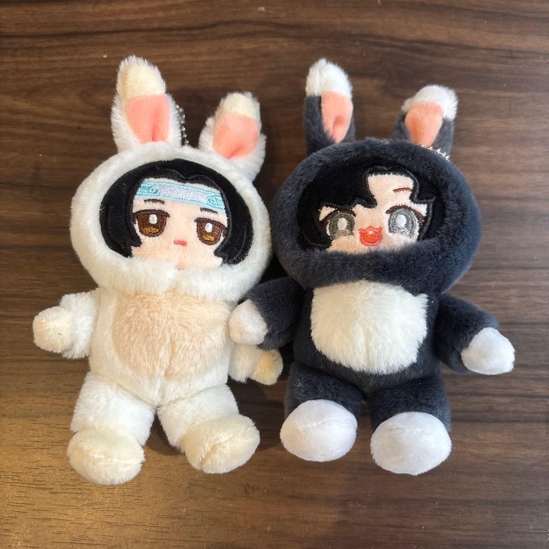 魔道祖師 ぬいぐるみ 忘羨 瑞兎抱地 藍忘機 魏無羨 - メルカリ