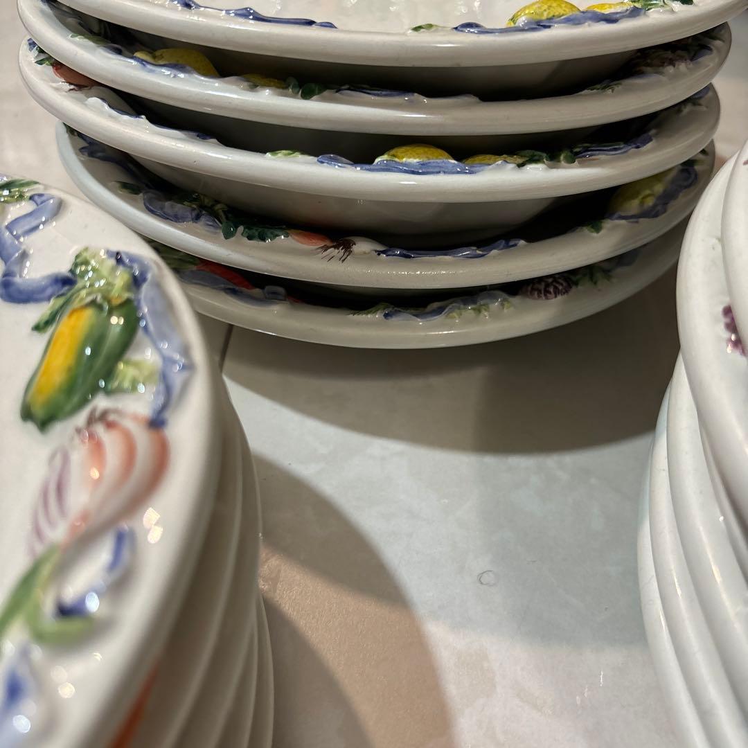 イタリア製 陶器 デザートボウル フルーツ柄　サラダボール 鉢 カラフル 小鉢