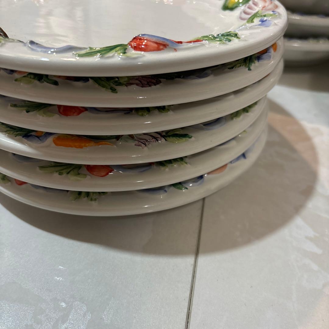 イタリア製 陶器 デザートボウル フルーツ柄　サラダボール 鉢 カラフル 小鉢