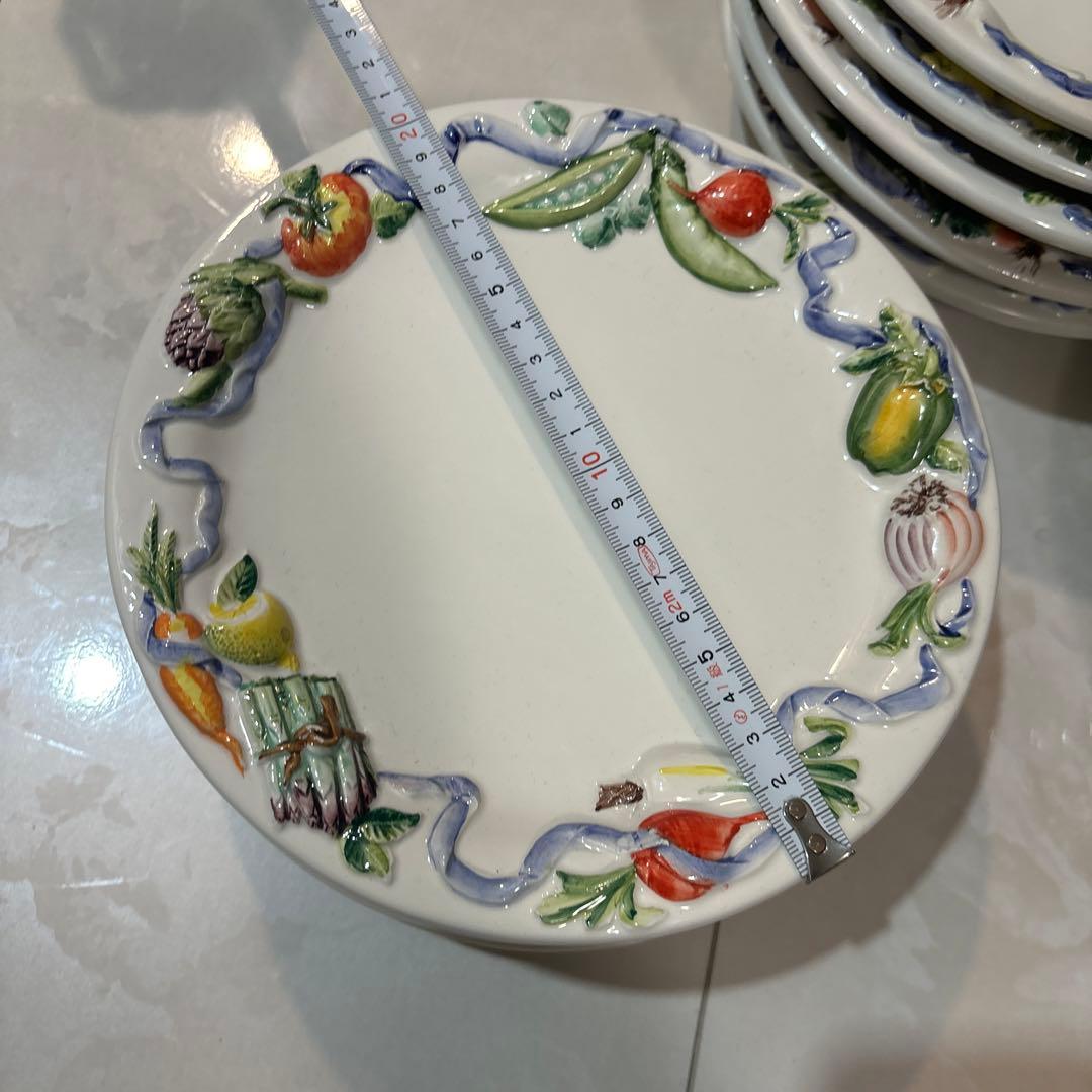 イタリア製 陶器 デザートボウル フルーツ柄　サラダボール 鉢 カラフル 小鉢