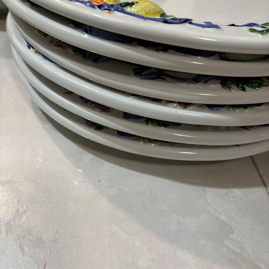 イタリア製 陶器 デザートボウル フルーツ柄　サラダボール 鉢 カラフル 小鉢