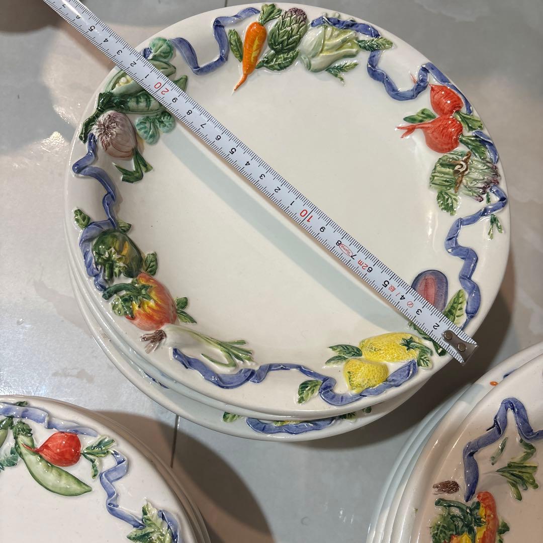 イタリア製 陶器 デザートボウル フルーツ柄　サラダボール 鉢 カラフル 小鉢