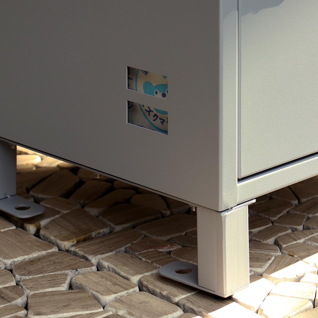 MJ PT ZA　宅配ボックス　郵便ポスト　グレー