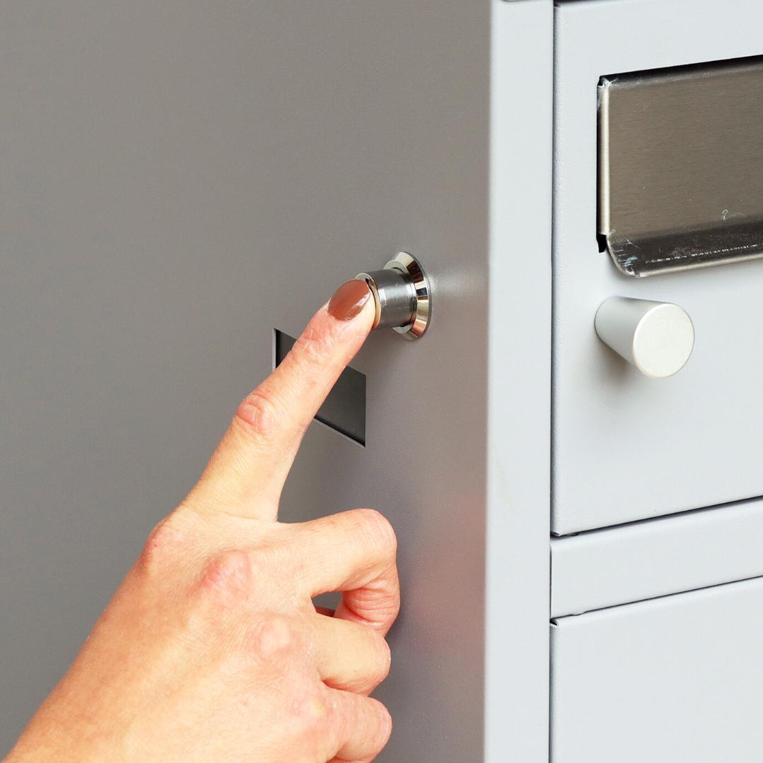 MJ PT ZA　宅配ボックス　郵便ポスト　グレー