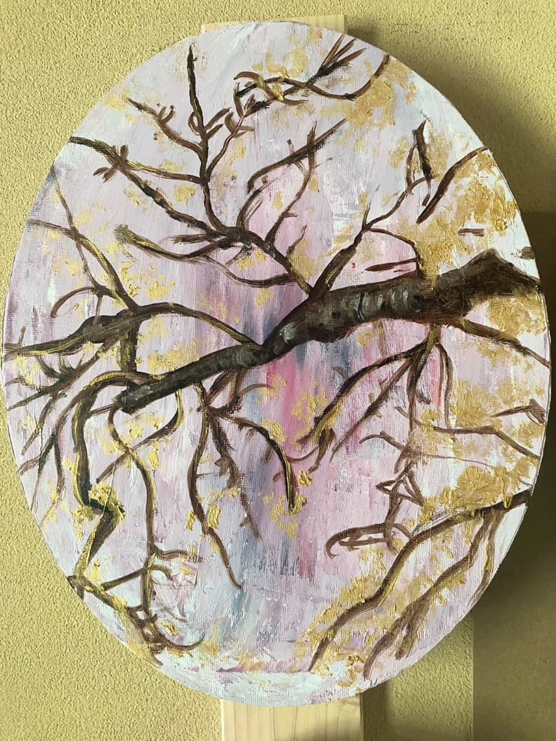 木製パネル原画】モンステラ【透明水彩】 木製パネル原画】モンステラ