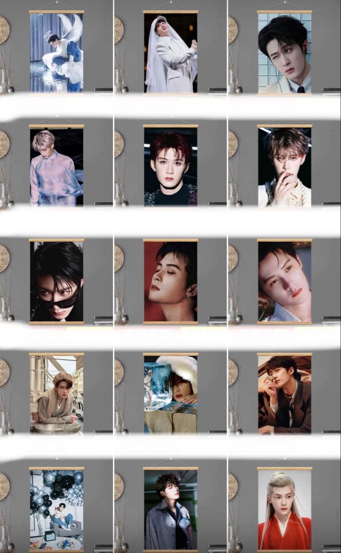 檀健次 タンジェンツー　長相思　掛け軸　35点セット