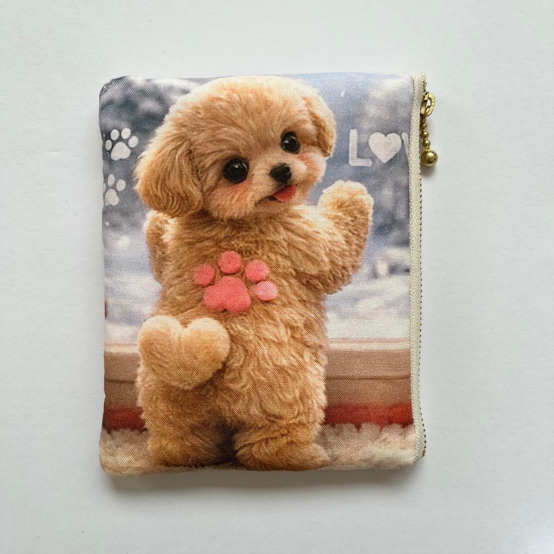 ハンドメイド トイプードル ポーチ - メルカリ