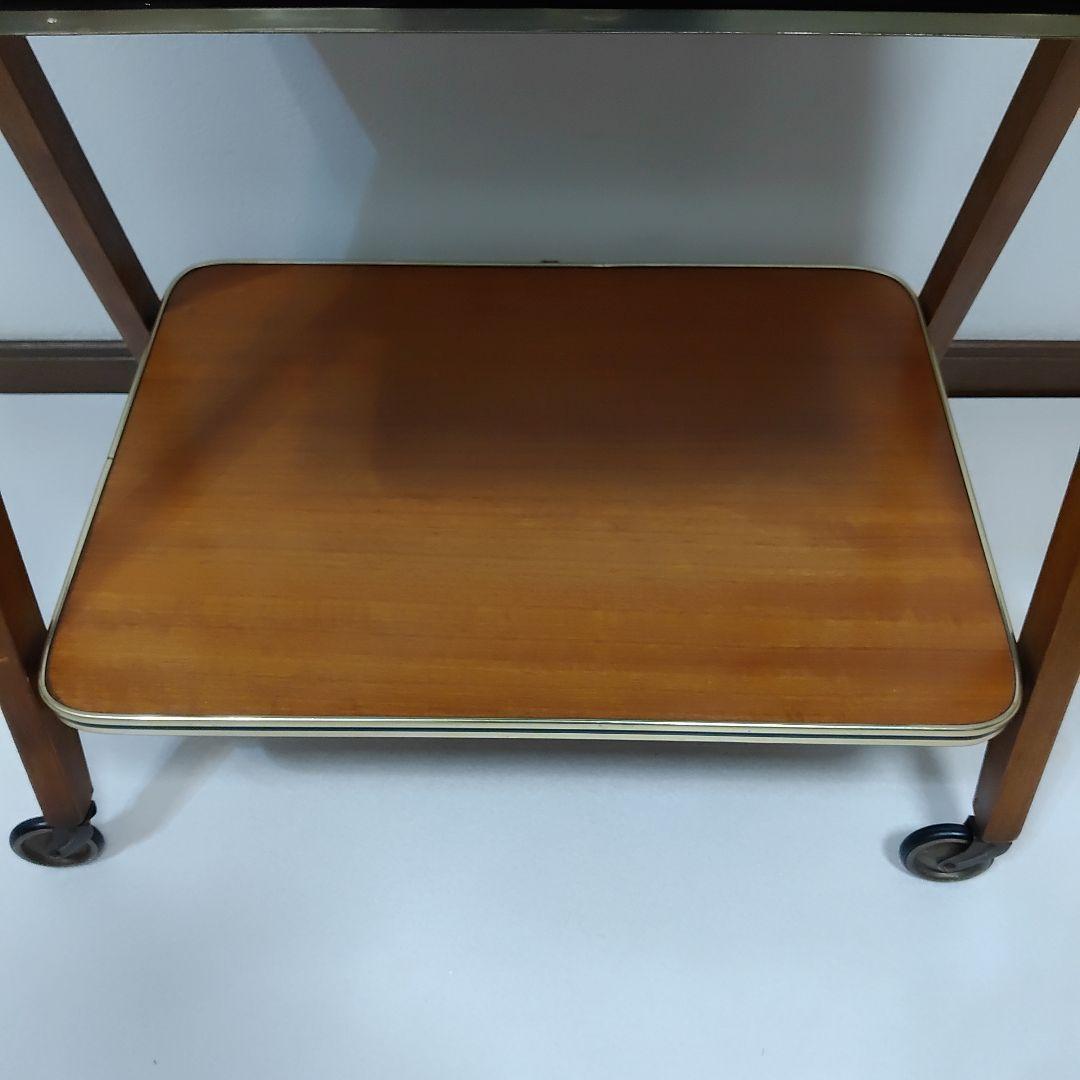 ドイツ製 北欧家具 ワゴンテーブル アンティーク キャスター付き 折り畳み