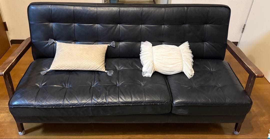 ニトリ 合皮ソファ Nitori 木材フレーム