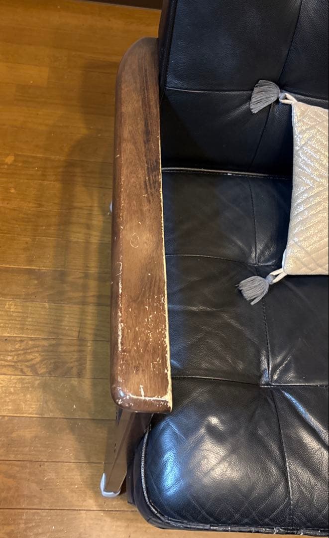 ニトリ 合皮ソファ Nitori 木材フレーム