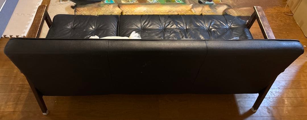 ニトリ 合皮ソファ Nitori 木材フレーム