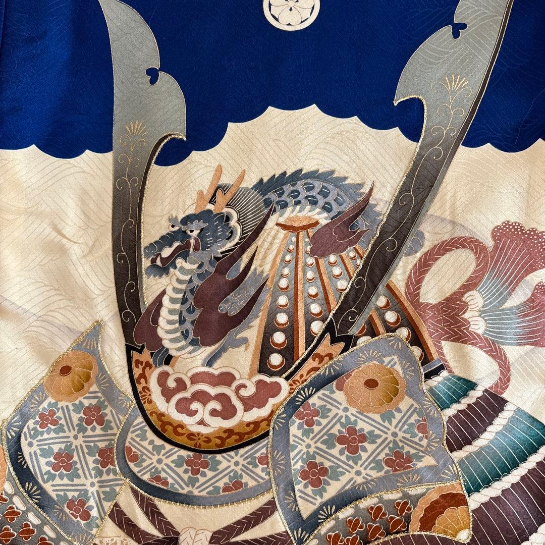 No.11 正絹男の子お祝い着　産着七五三