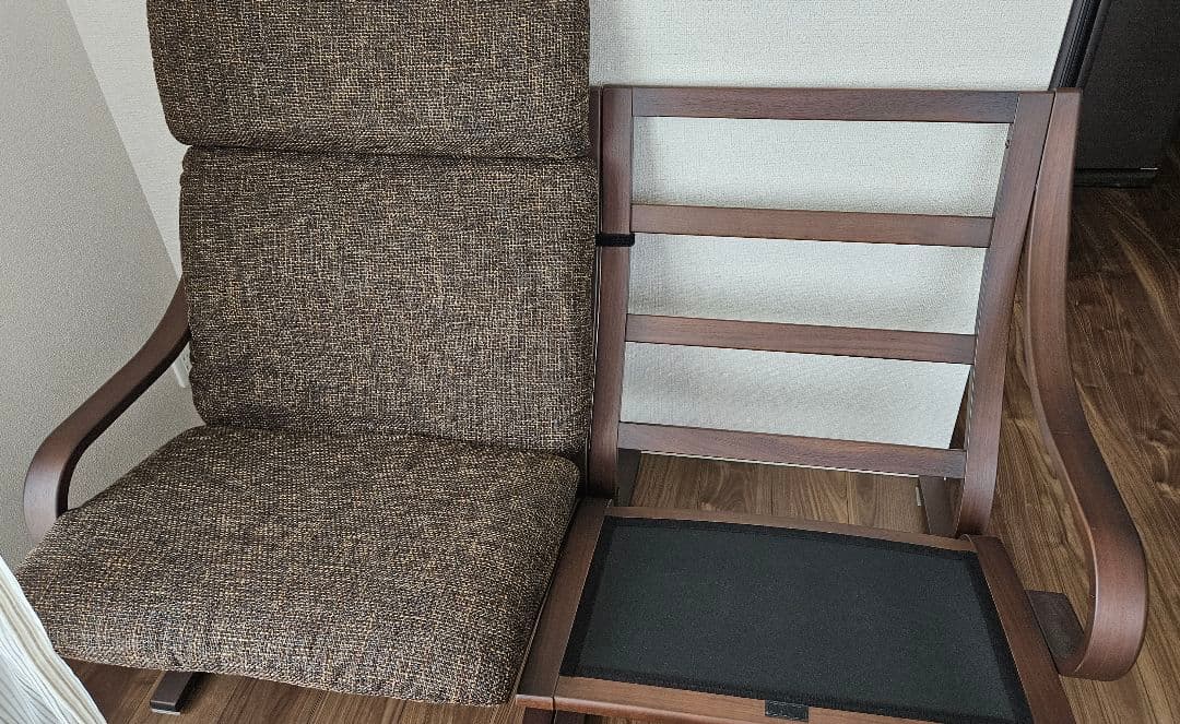 大塚家具ブラウン系ファブリック2人掛けソファ