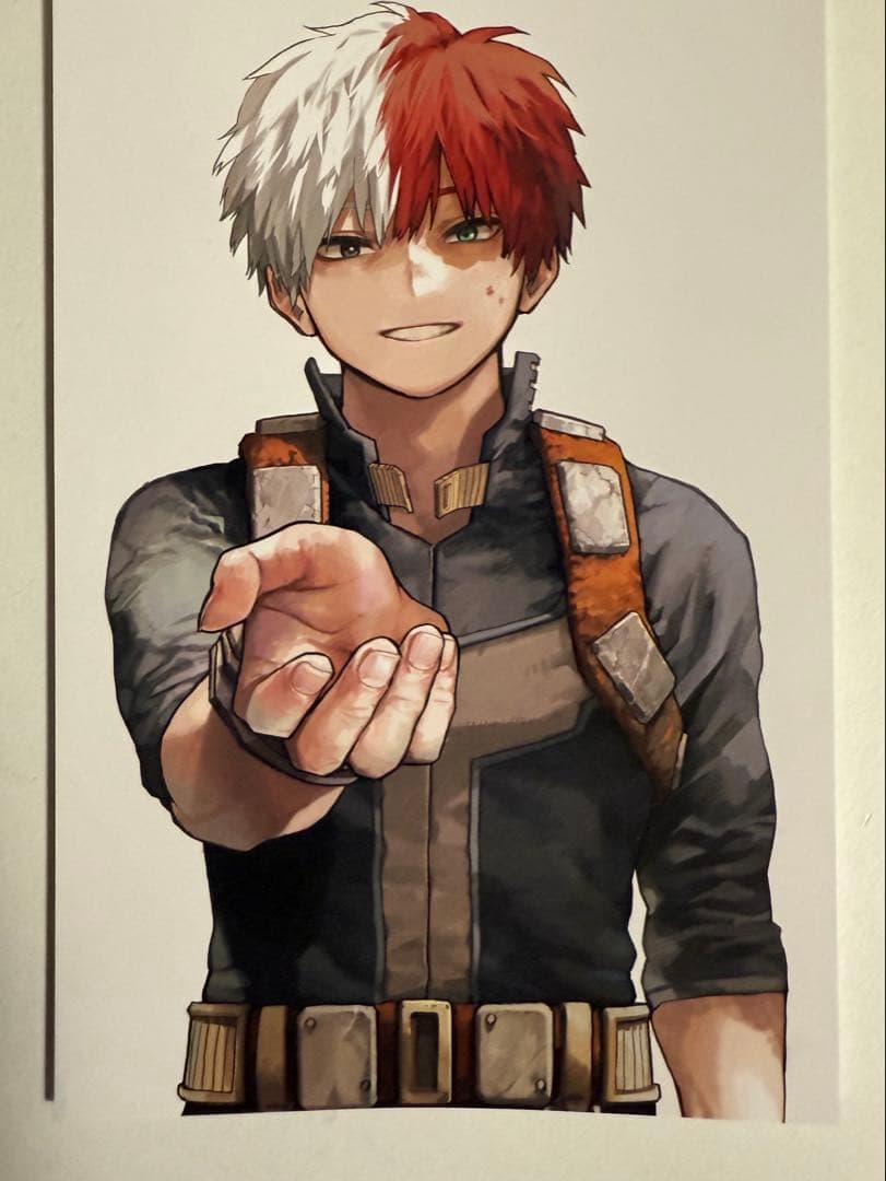 僕のヒーローアカデミア 42巻 特典 轟焦凍 ポストカード イラスト