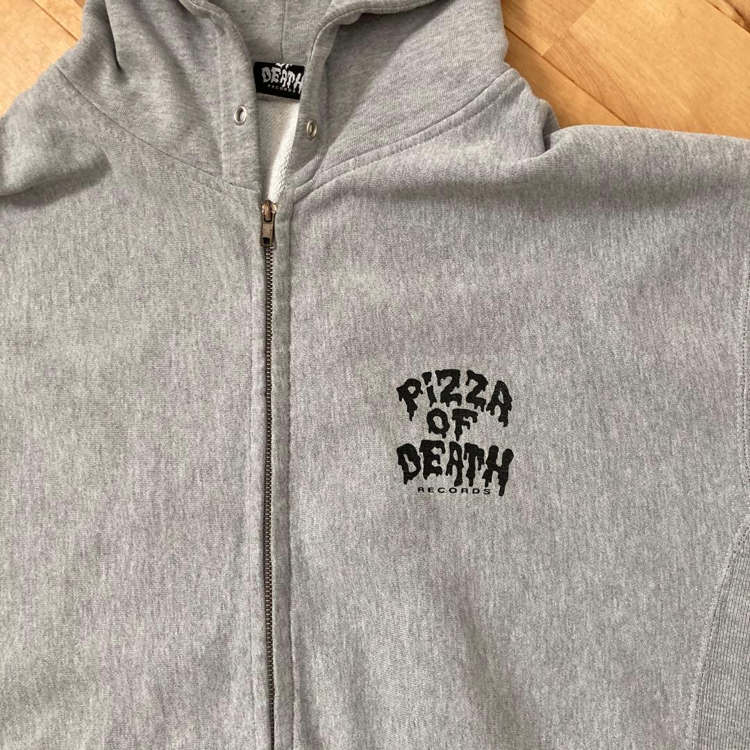 pizza of death 希少黒文字パーカー - メルカリ