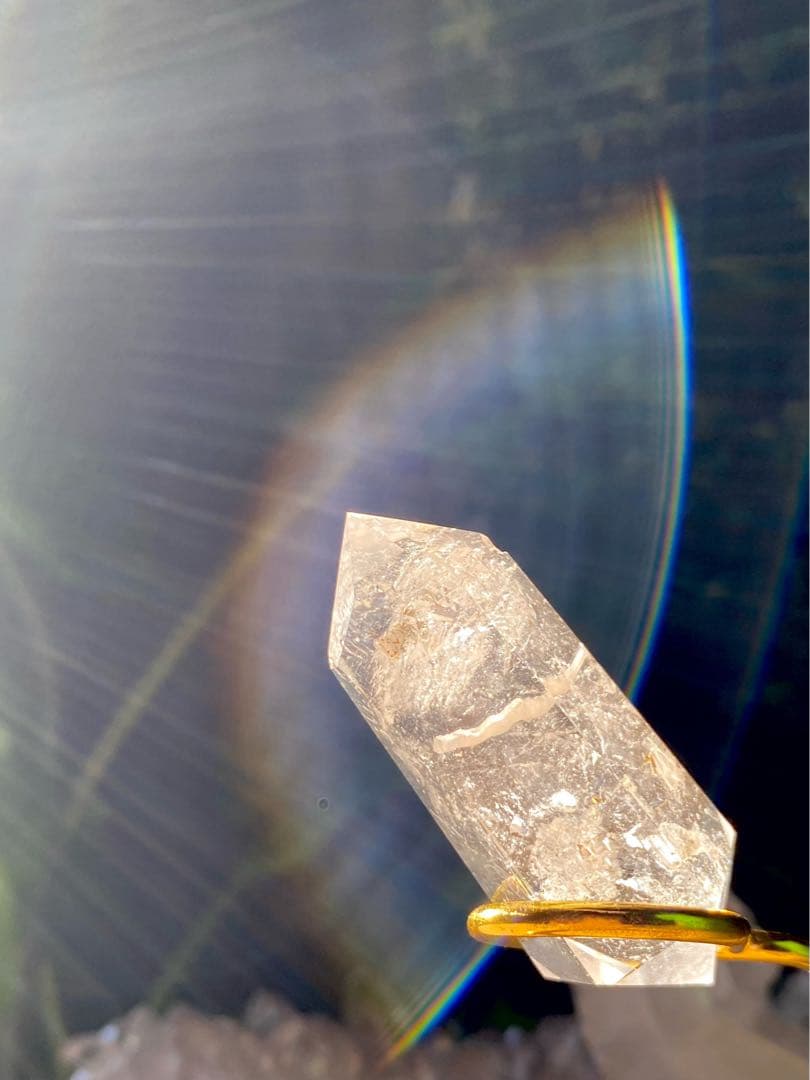 ガネーシュヒマール産 ダブルポイント ヒマラヤ水晶　天然石　両剣水晶