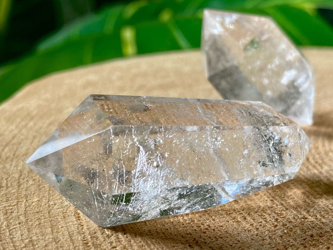 ガネーシュヒマール産 ダブルポイント ヒマラヤ水晶　天然石　両剣水晶