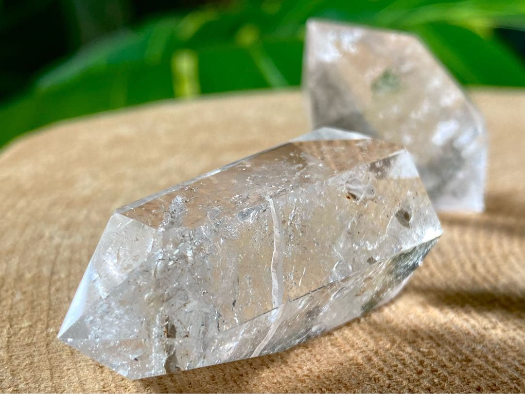 ガネーシュヒマール産 ダブルポイント ヒマラヤ水晶　天然石　両剣水晶