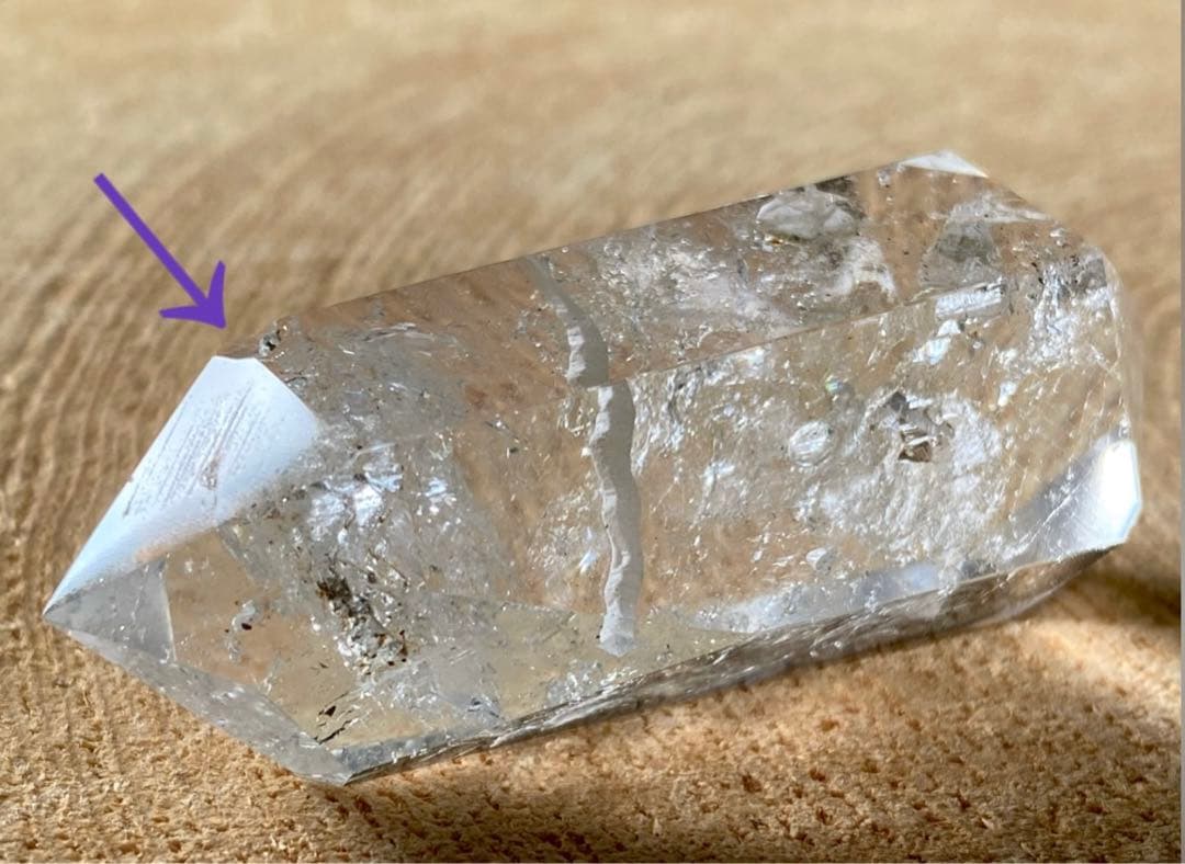 ガネーシュヒマール産 ダブルポイント ヒマラヤ水晶　天然石　両剣水晶