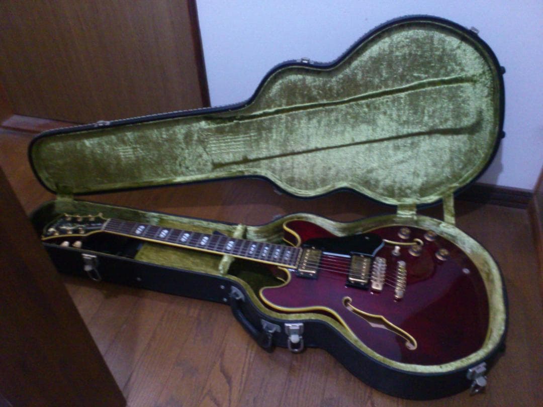 グレコ ヴィンテージ ギター SV-800 セミアコ ワイン - メルカリ