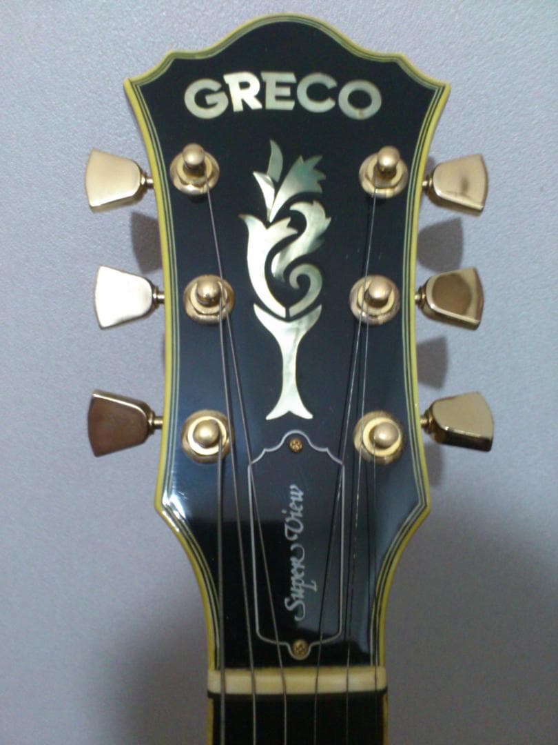 グレコ ヴィンテージ ギター SV-800 セミアコ ワイン - メルカリ
