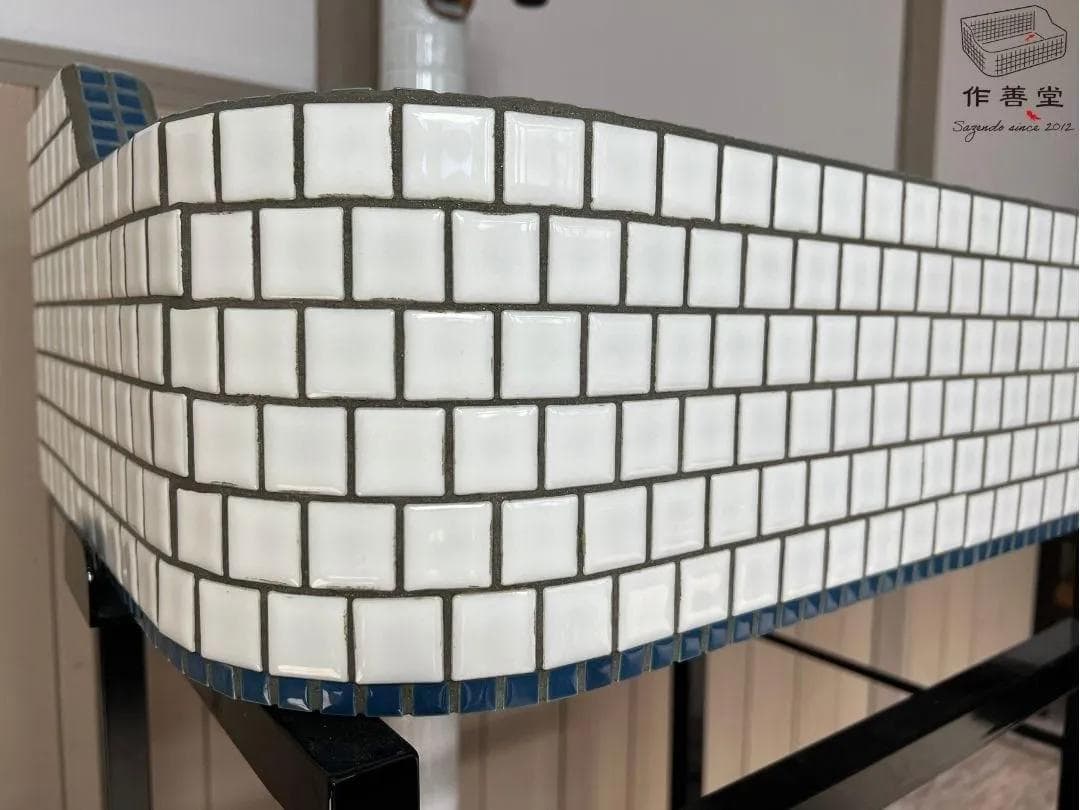 作善堂タイルシンク流し台 ガーデンパン ガーデンシンク ライトSS 5046