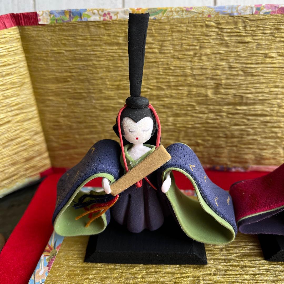 ミニのお雛様三段飾り　(三)