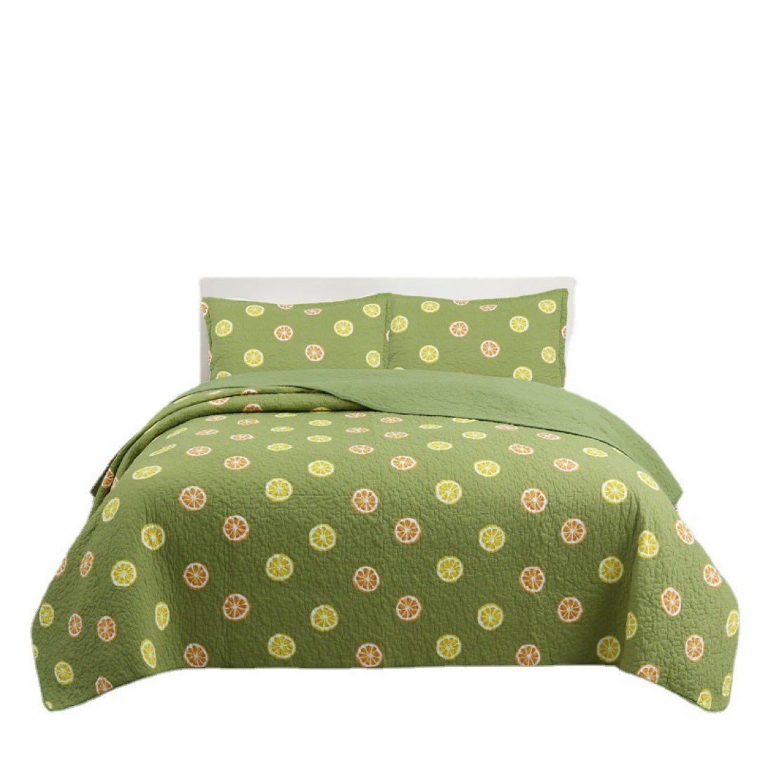 キルトベッドカバー3点セット綿マルチカバー キルティング 226