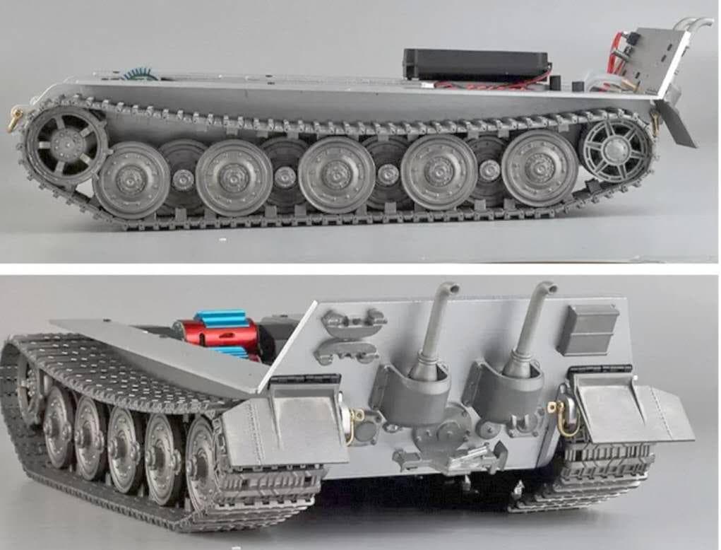 ヘンロン 1/16スケール 　ティーガーⅡラジコン 全金属シャーシ完成品 新品