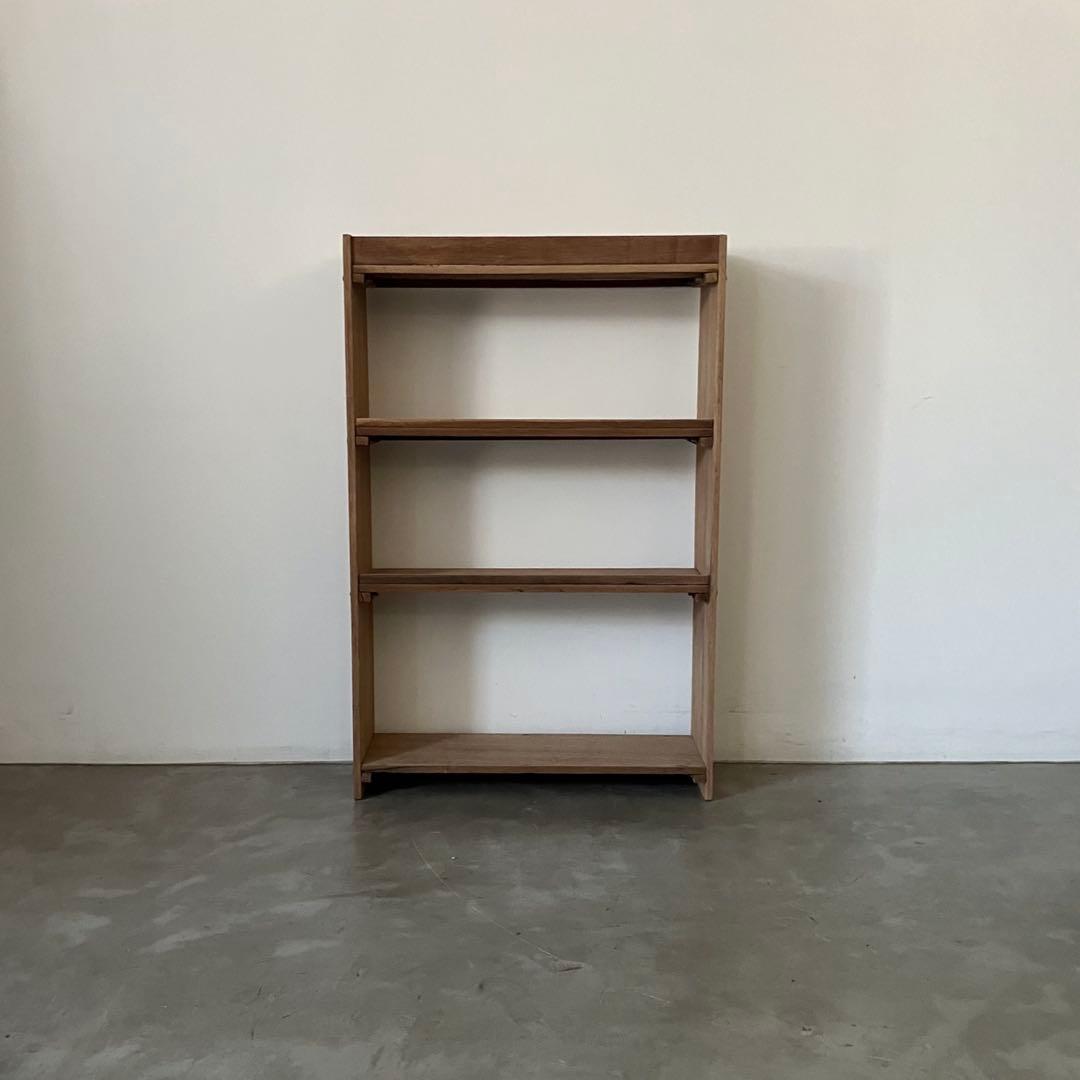 レトロ　アンティーク　古家具　古道具　剥離家具　ストリップド　本棚　シェルフ