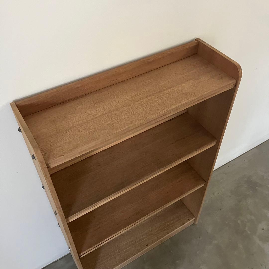 レトロ　アンティーク　古家具　古道具　剥離家具　ストリップド　本棚　シェルフ