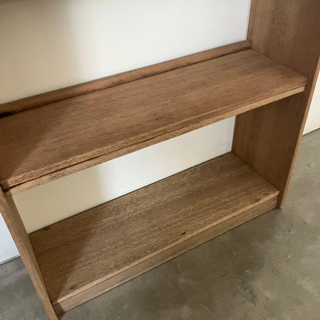 レトロ　アンティーク　古家具　古道具　剥離家具　ストリップド　本棚　シェルフ