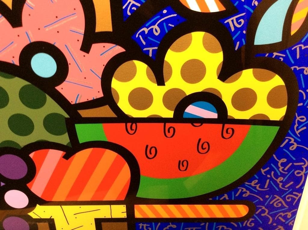 ロメロ・ブリット「BRASIL」 直筆サイン入りシルクスクリーン　101/300