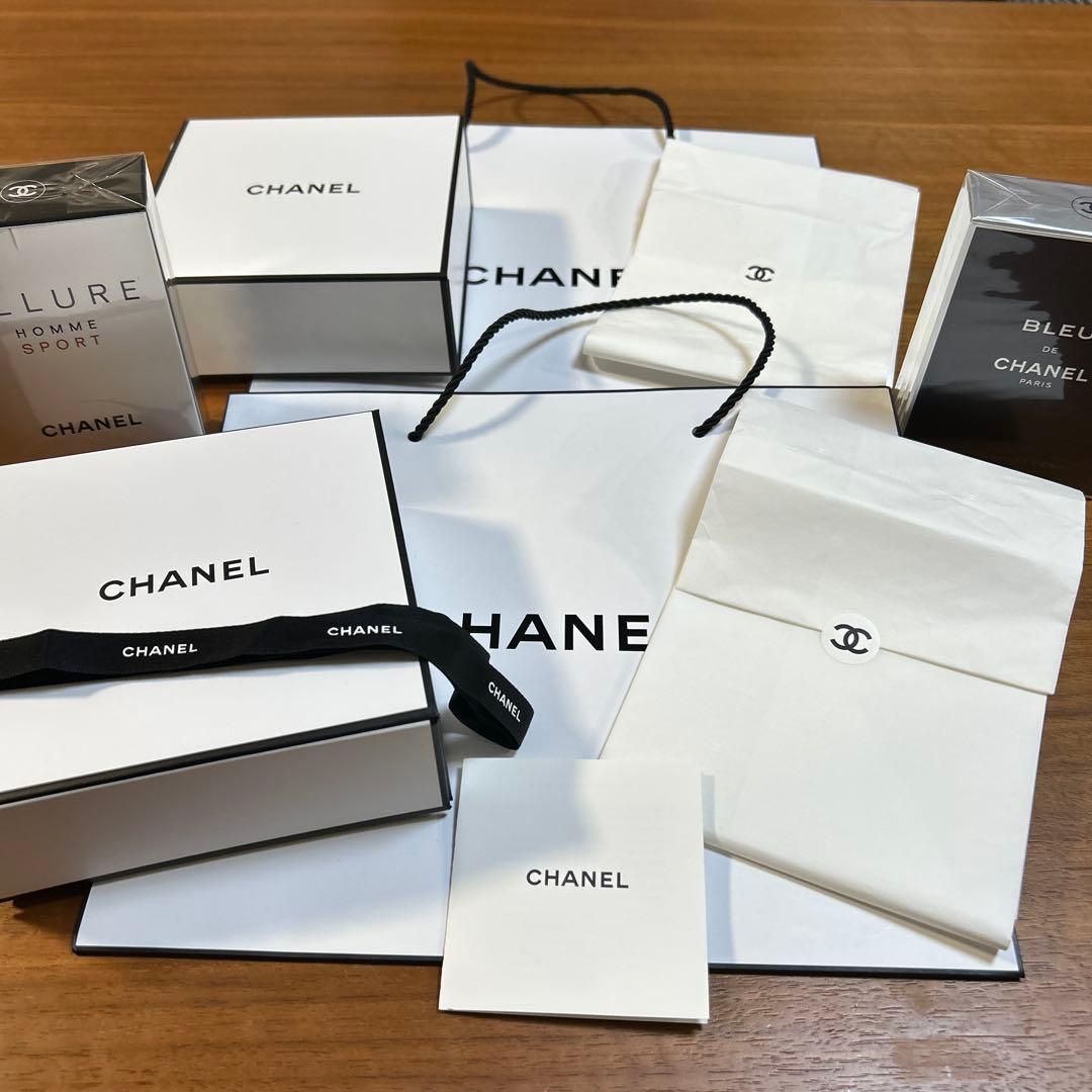 新品ブルードゥシャネル3IN1乳液&アリュームオムヘアボディウォッシュ2点