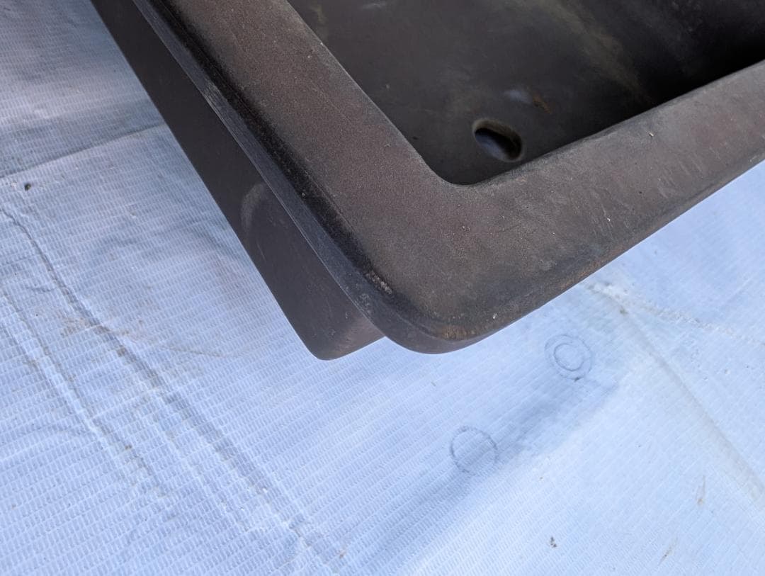 【大型盆栽鉢】紫砂矩形鉢 約52.5cm×38.5cm 深鉢 平鉢 盆栽用