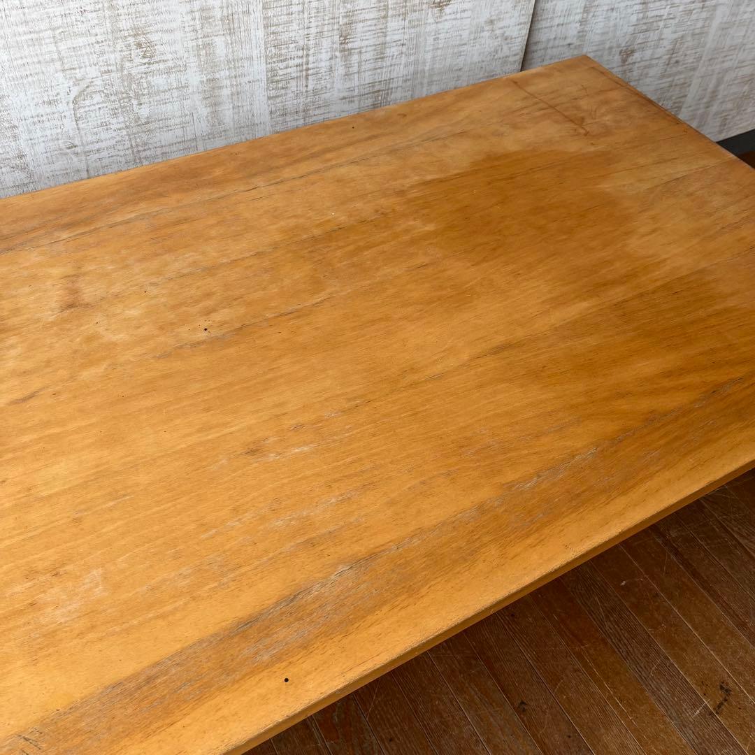 【アンティーク】木製 北欧レトロ センターテーブル ローテーブル 座卓 古民家