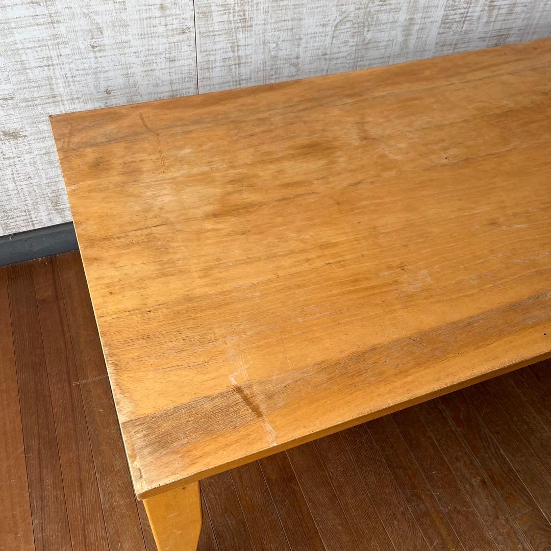 【アンティーク】木製 北欧レトロ センターテーブル ローテーブル 座卓 古民家