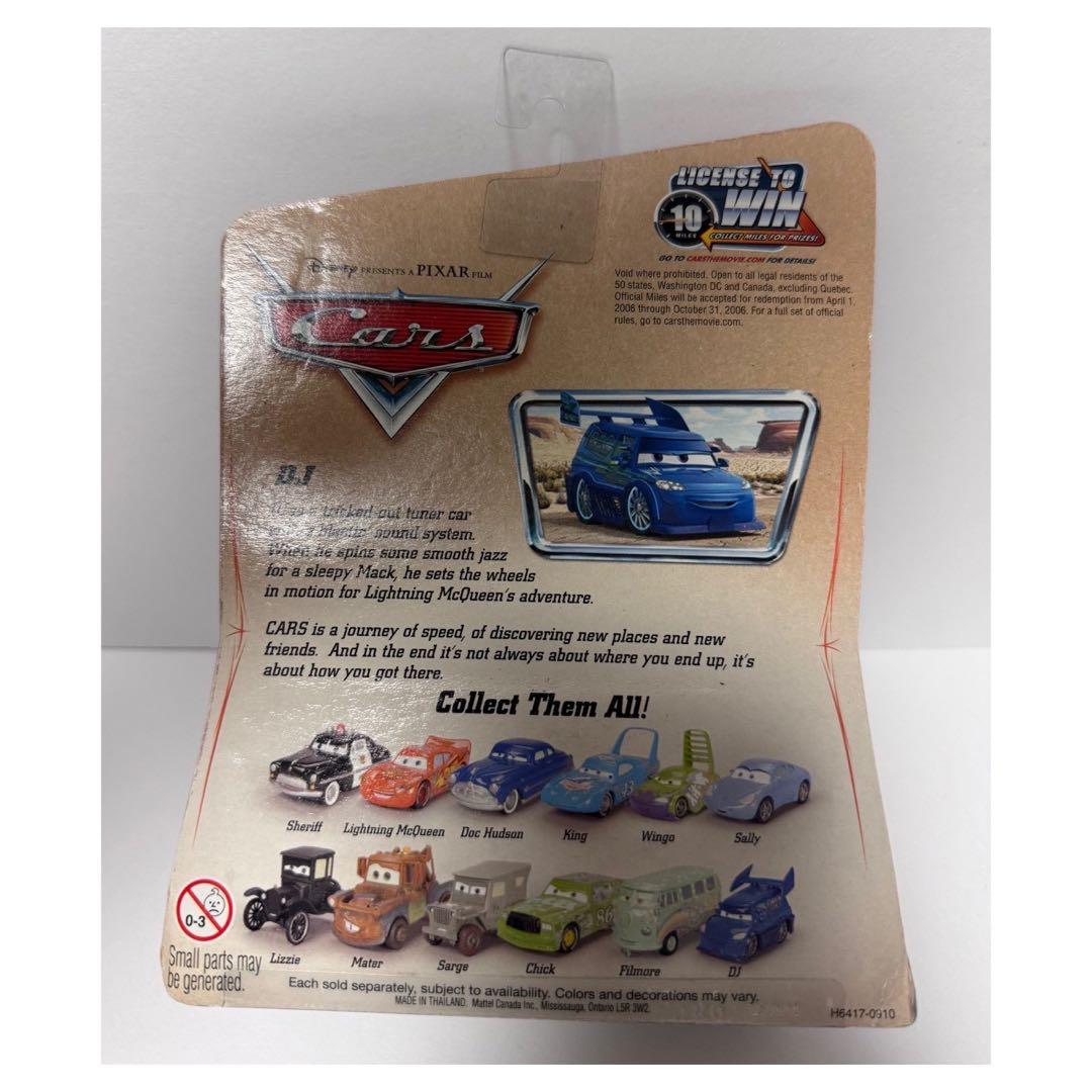 【新品】【未使用】カーズ DJ 砂漠カード初期 エラー版 ミニカー 希少 レア
