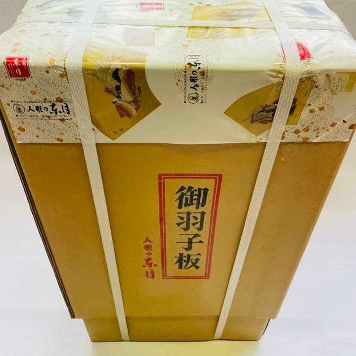 64 人形の東月　羽子板飾り　未使用　１５号　ガラスケース付き