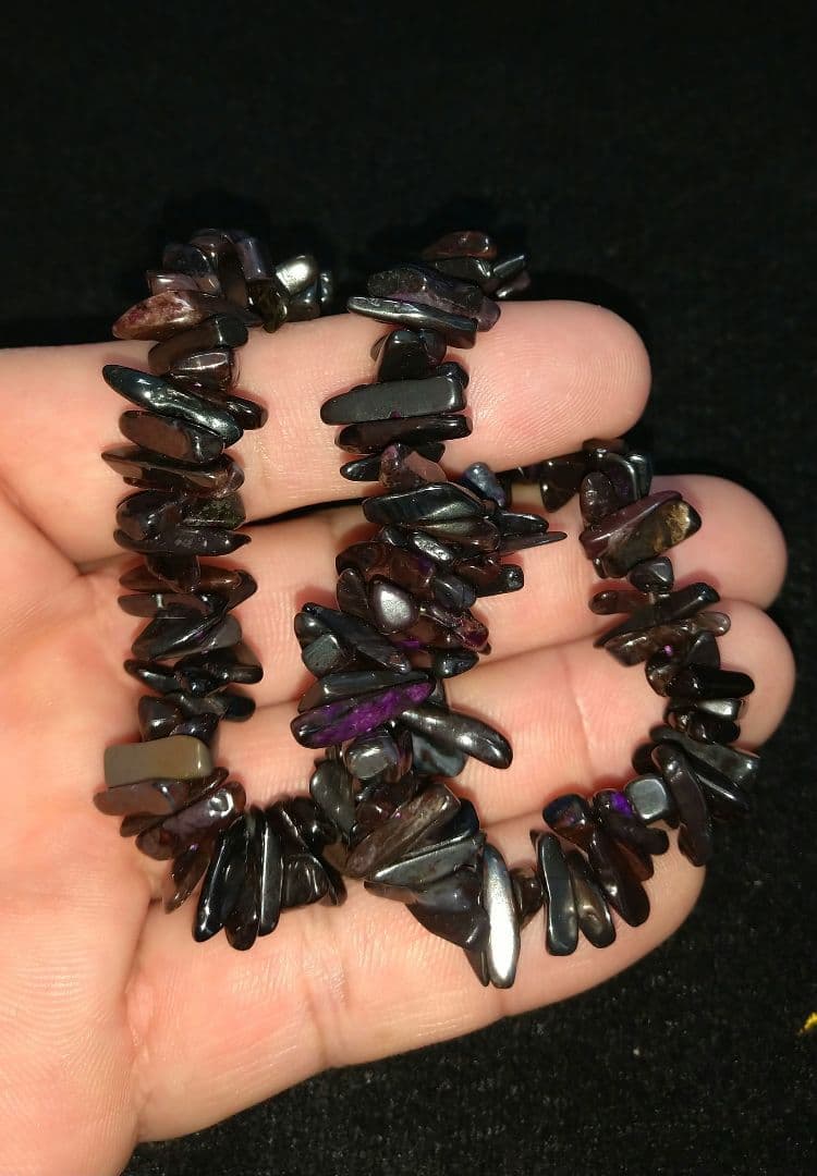 スギライト《さざれ石タイプ》２本セット　天然　マンガン