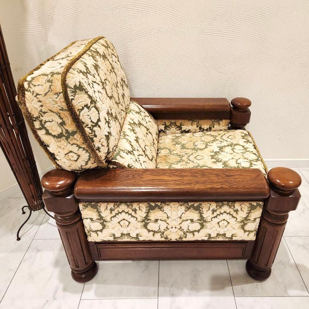 karimoku オールドカリモク コロニアル金華山1人掛けソファ　イス