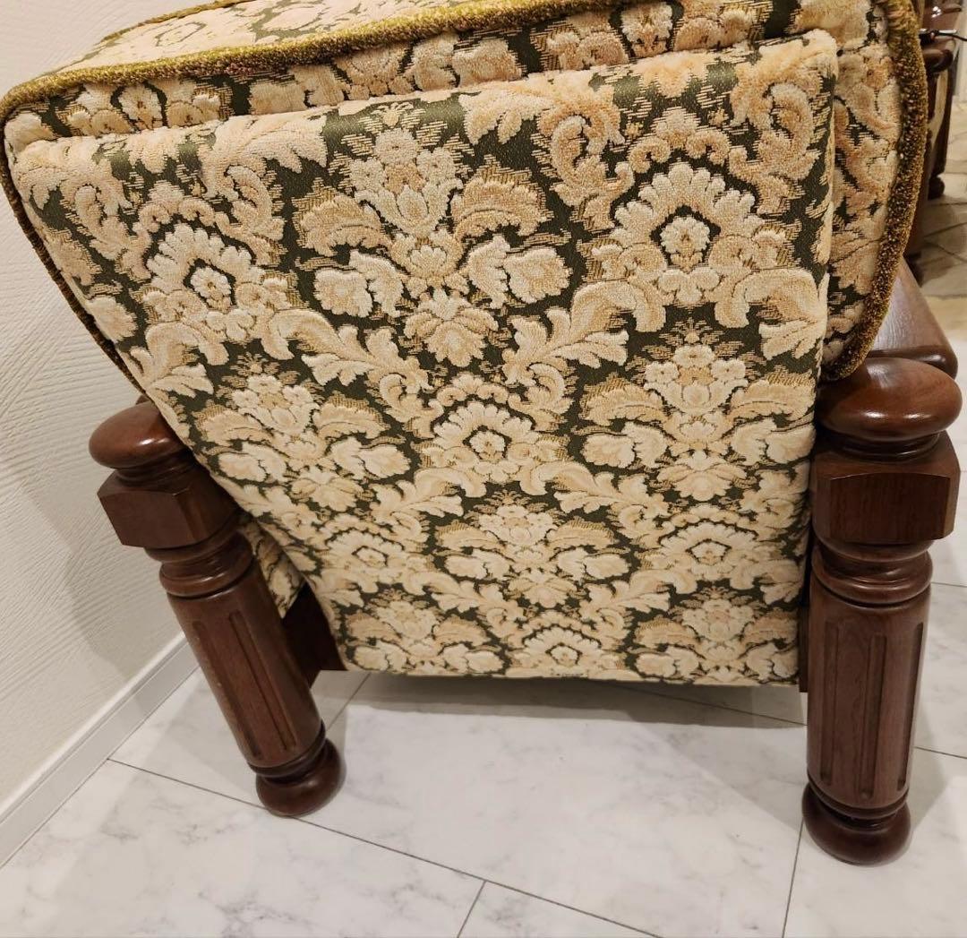 karimoku オールドカリモク コロニアル金華山1人掛けソファ　イス